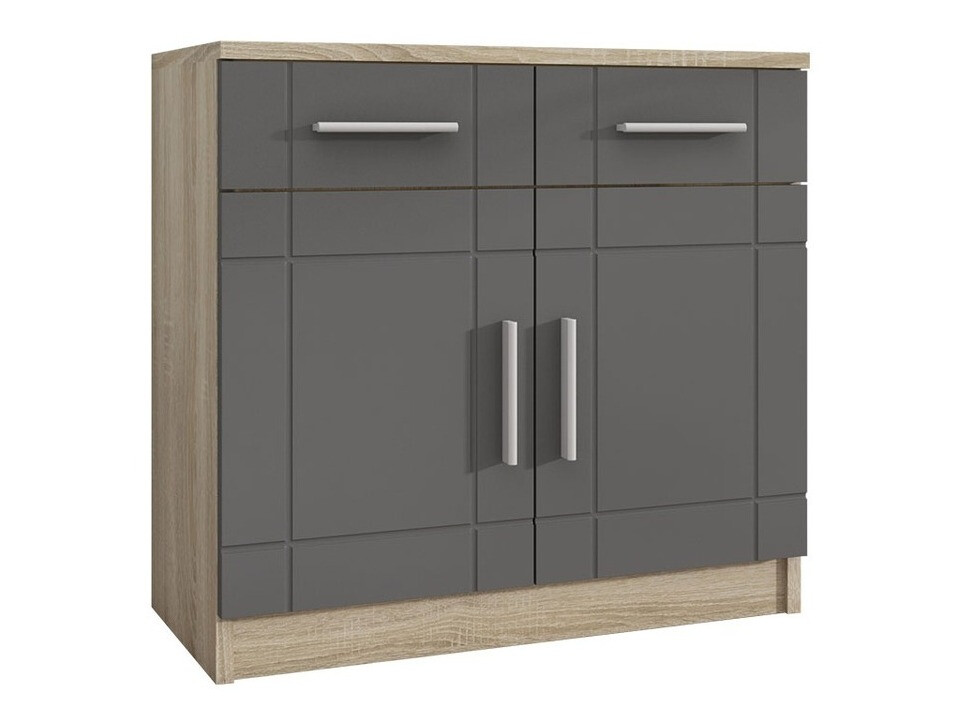 Cómoda Bacces (Roble Sonoma + Grafito)