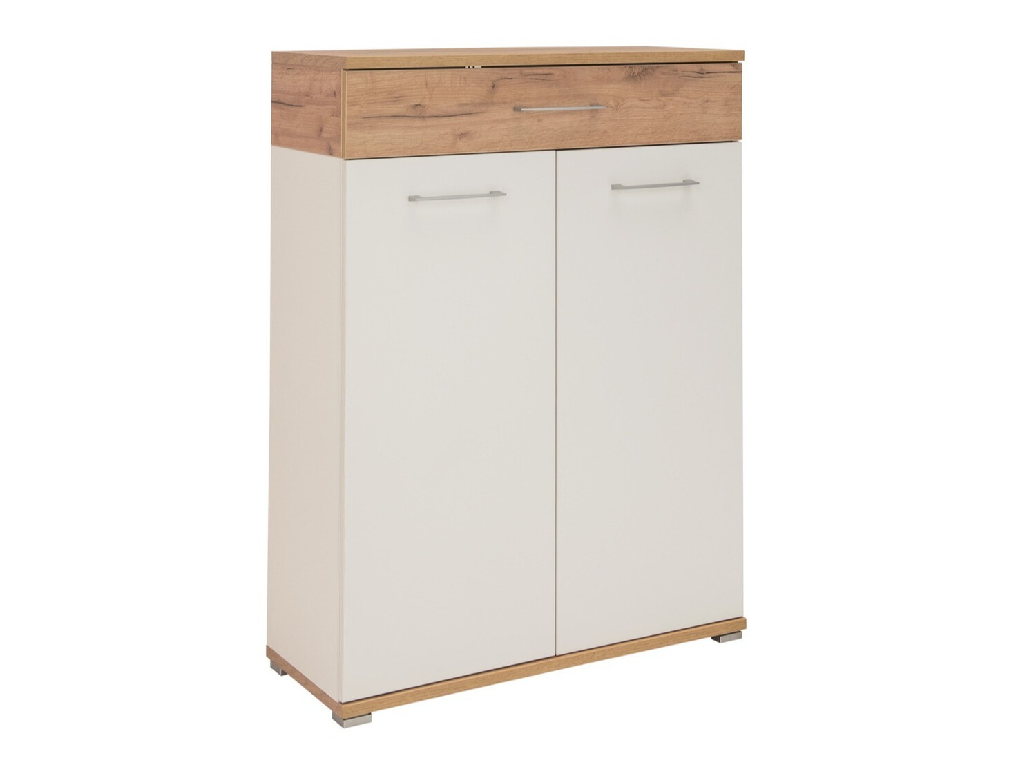 Cómoda Nuveno 100 (Blanco + Navarra roble)