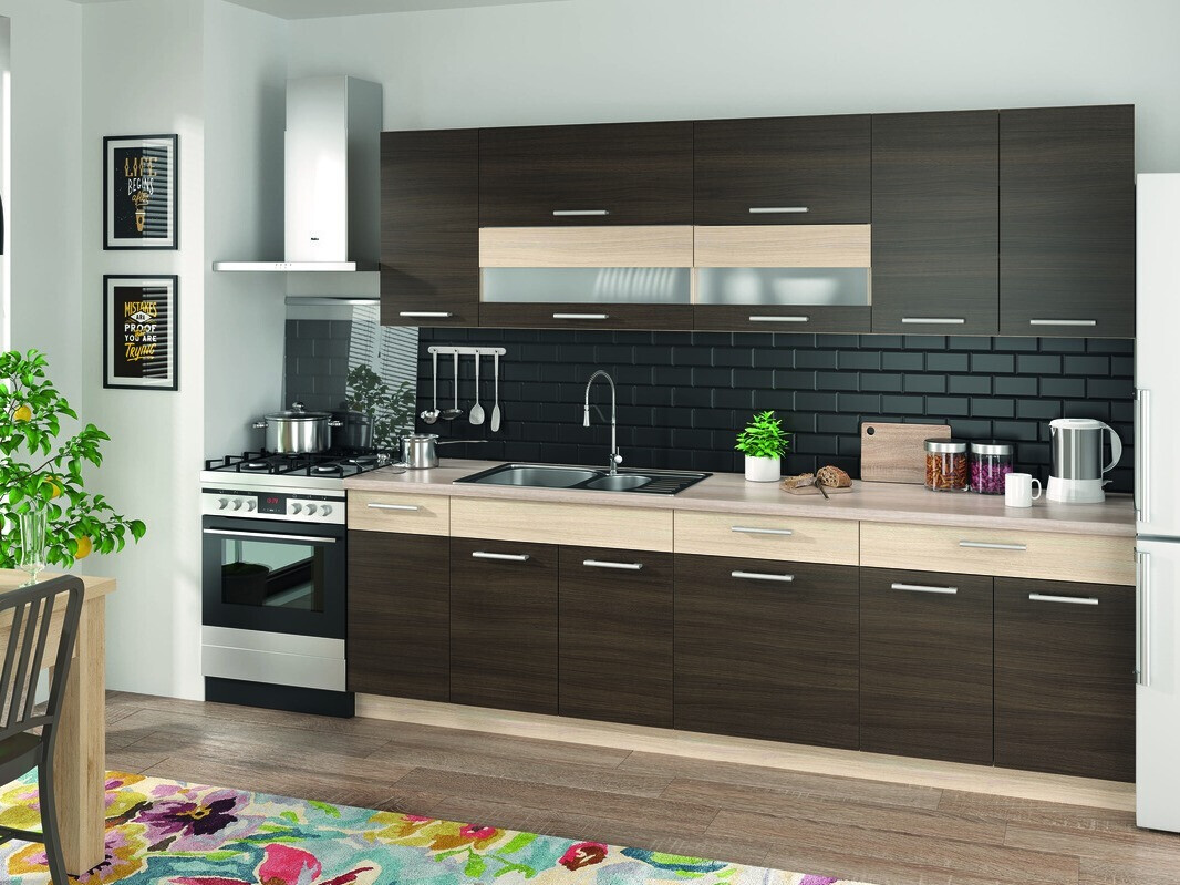 Mueble modular con cajón y puertas. Mode Dark 113