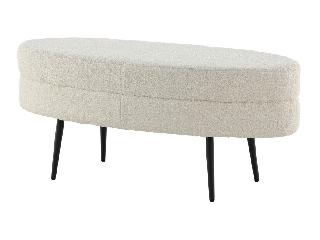 Banco acolchado Dallas 2920 (Blanco + Negro)