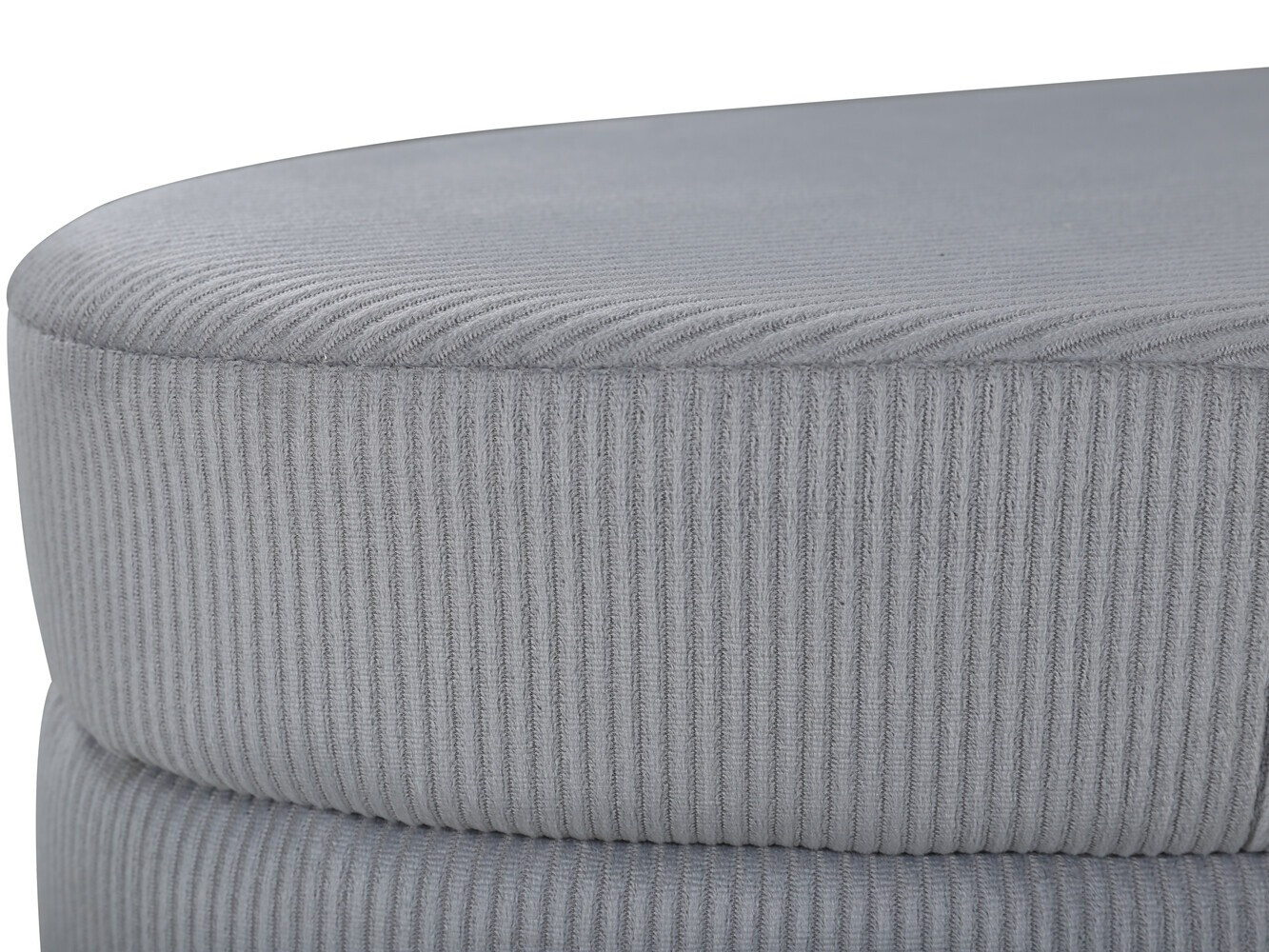 Banco tapizado Dallas 2920 (Gris + Negro)