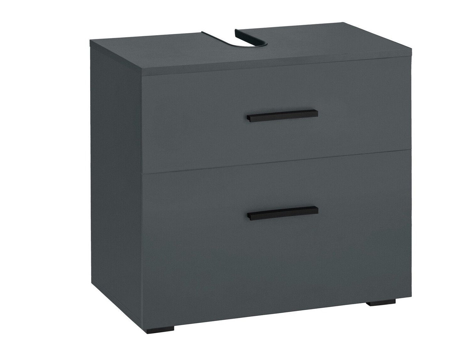 Armario de baño de pie para lavabo Larlori 100 (Antracita)