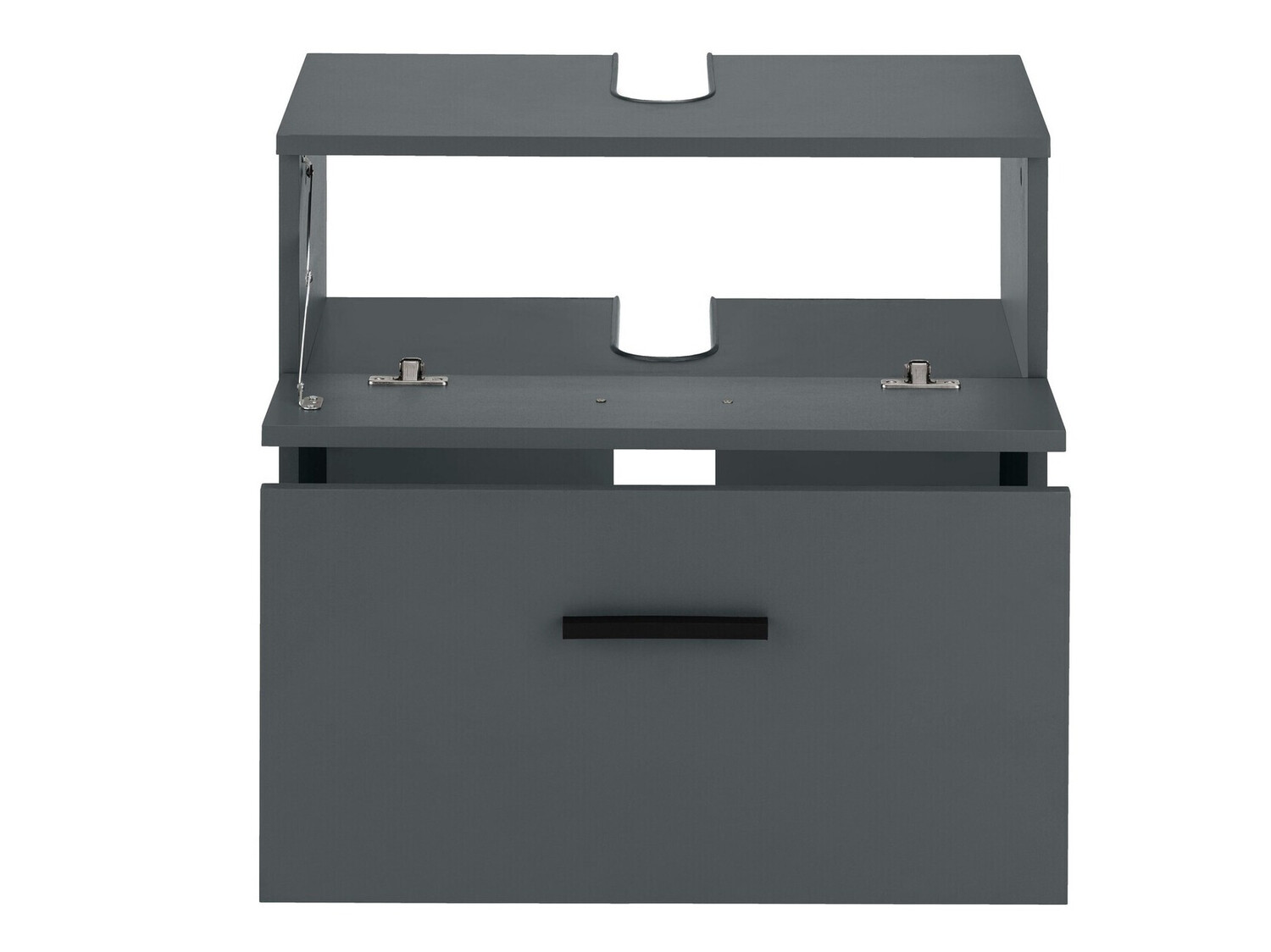 Armario de baño de pie para lavabo Larlori 100 (Antracita)