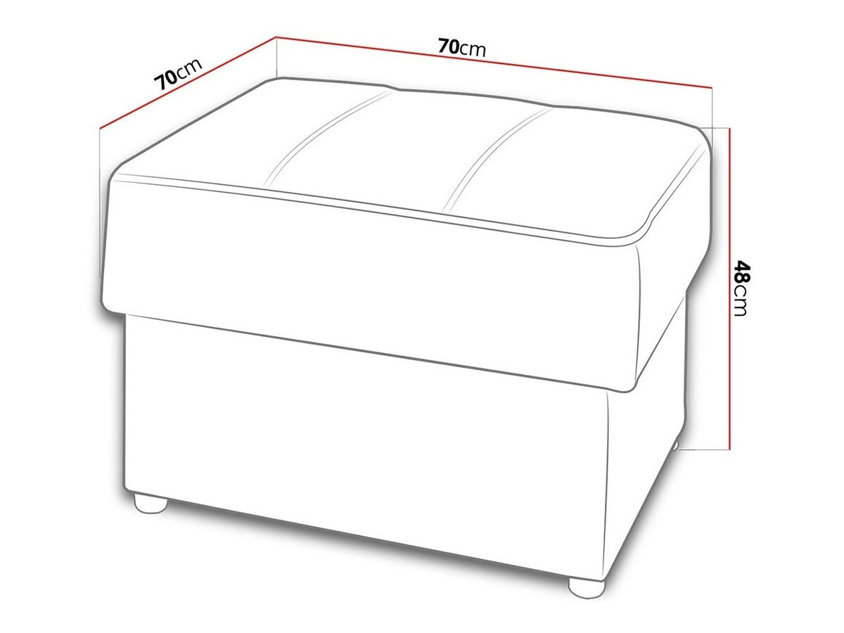 Conjunto de muebles tapizado Tivdalu 119 (Gomez 12 + Gomez 08)