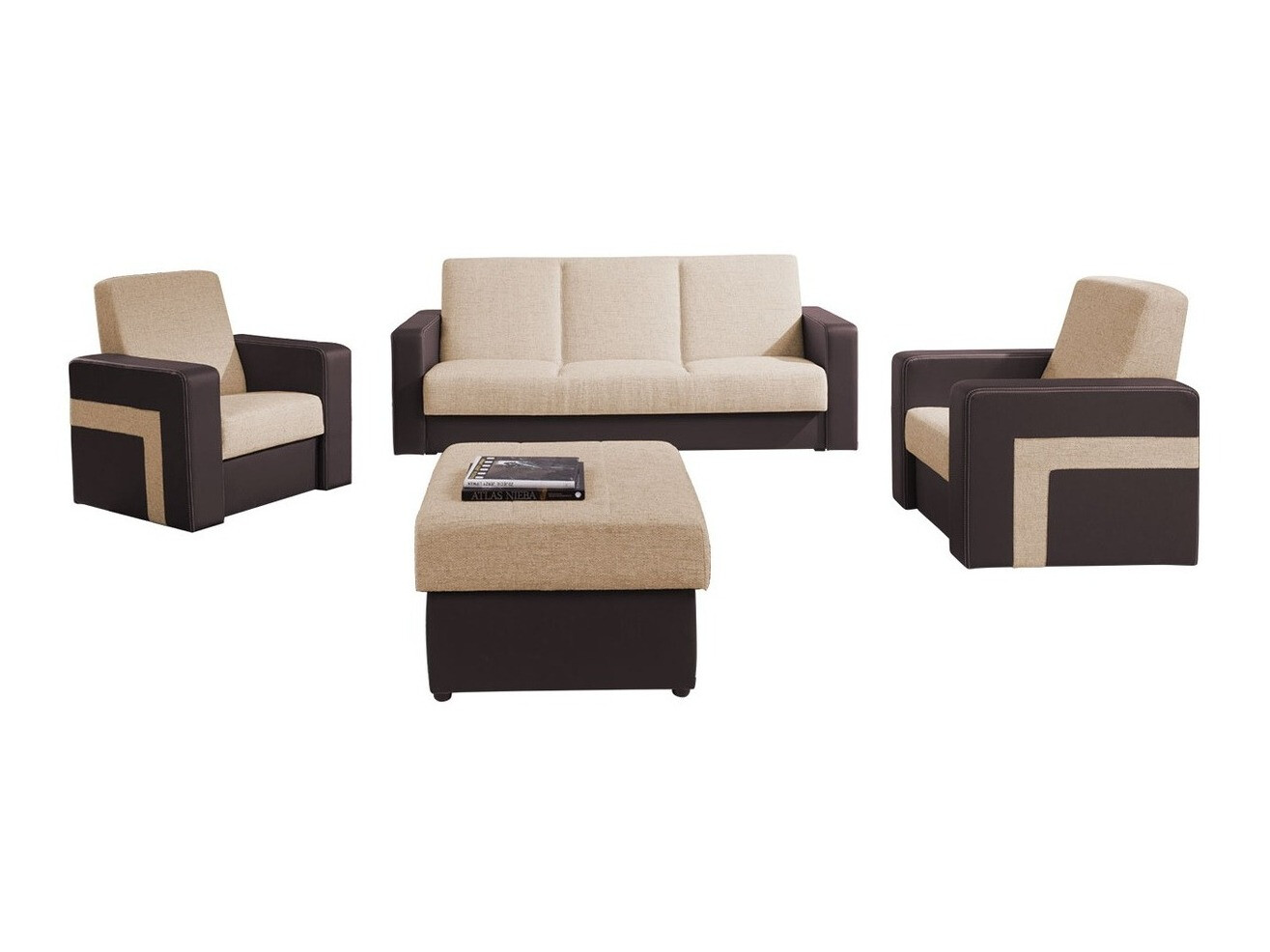 Conjunto de muebles tapizado Donum