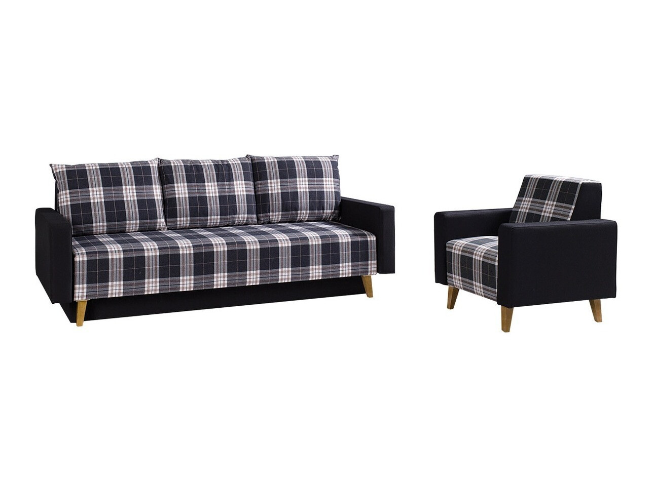 Conjunto de muebles tapizado Etrmoru 138