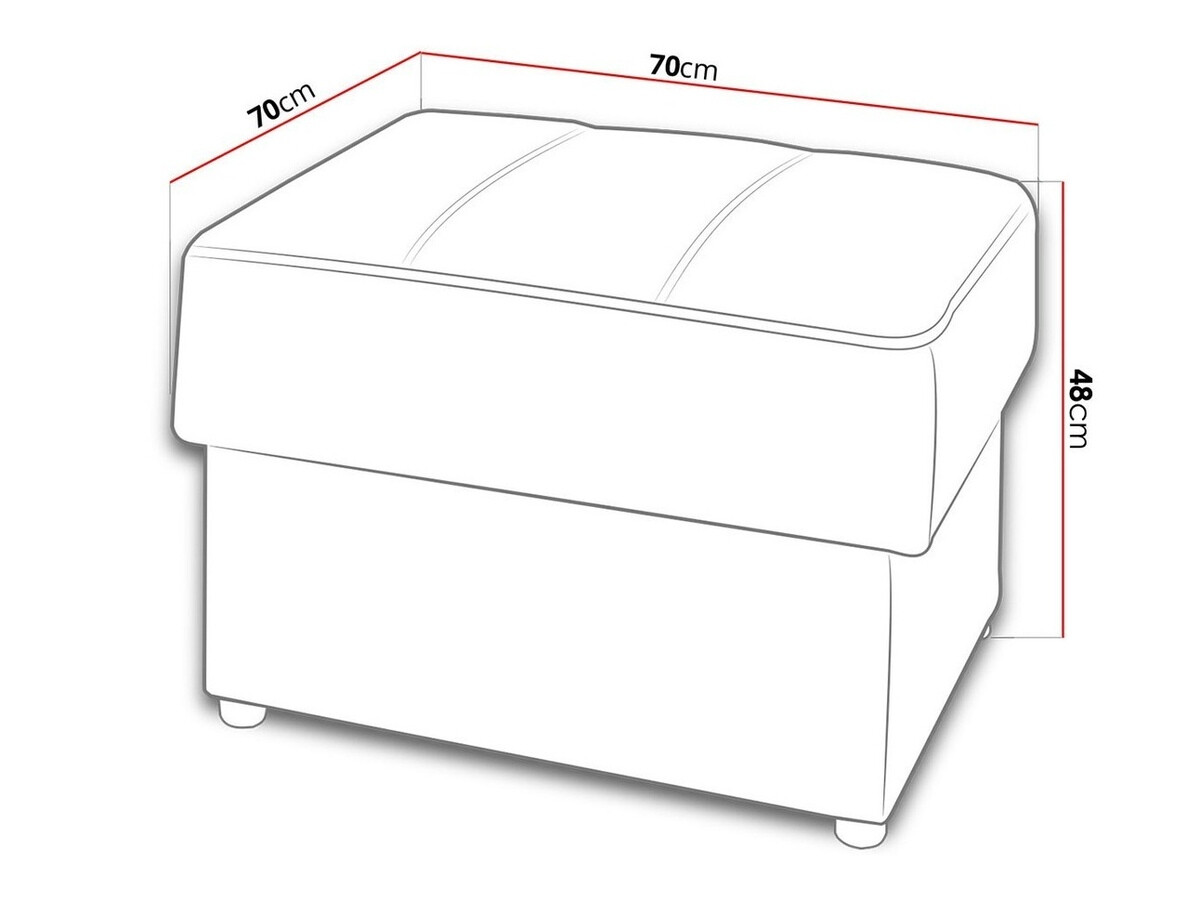 Conjunto de muebles tapizado Tivdalu 120 (Gomez 12 + Gomez 08)