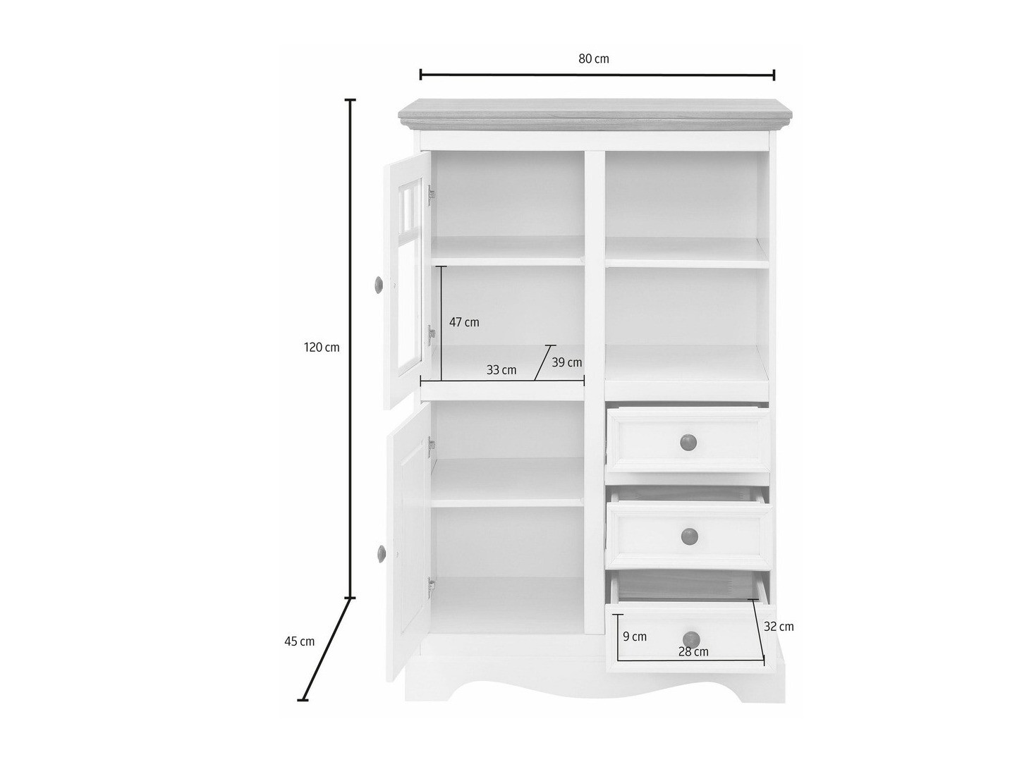 Cómoda Fentivo 104 (Pino)