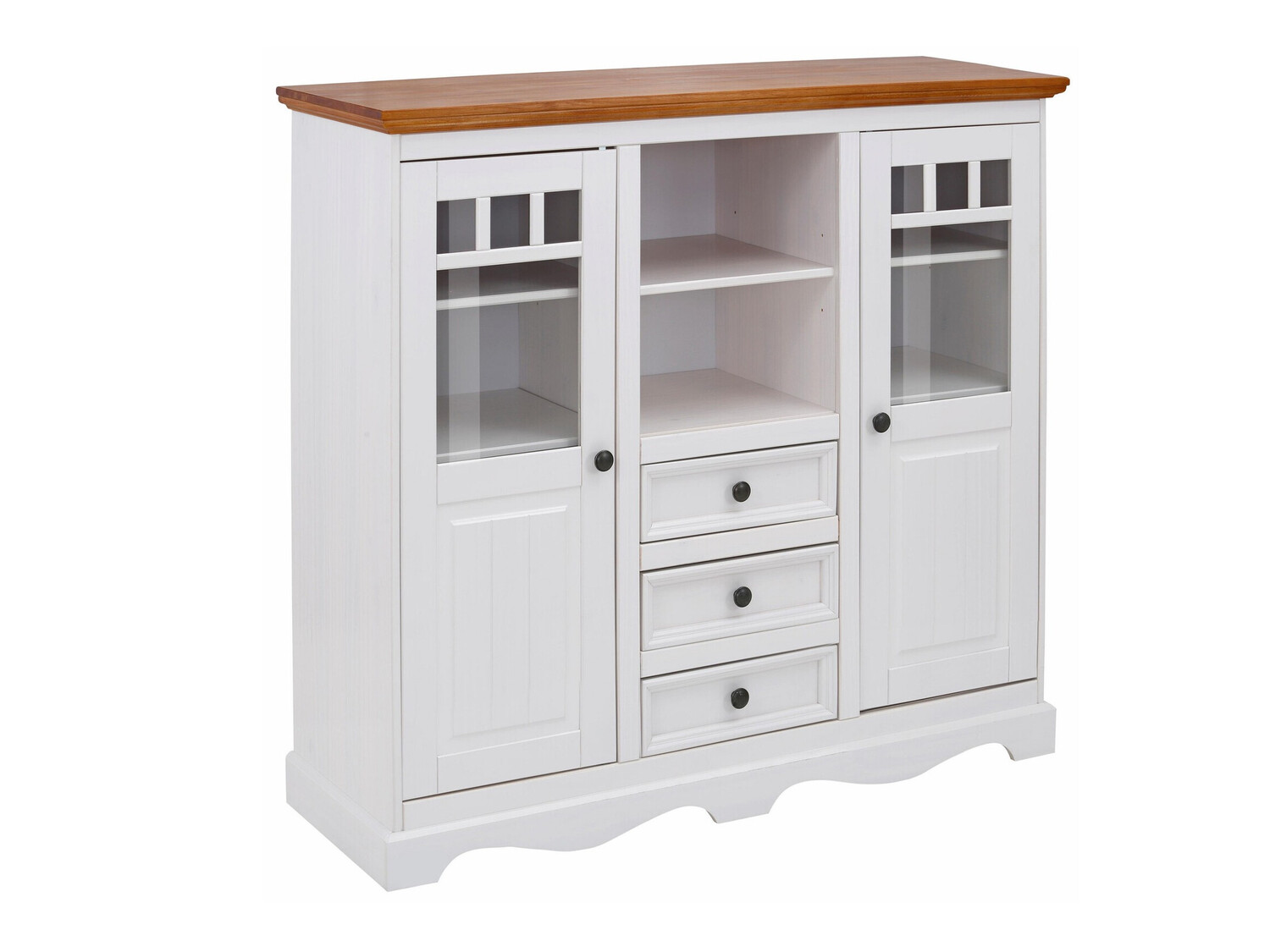 Cómoda Fentivo 108 (Blanco + Miel de roble)