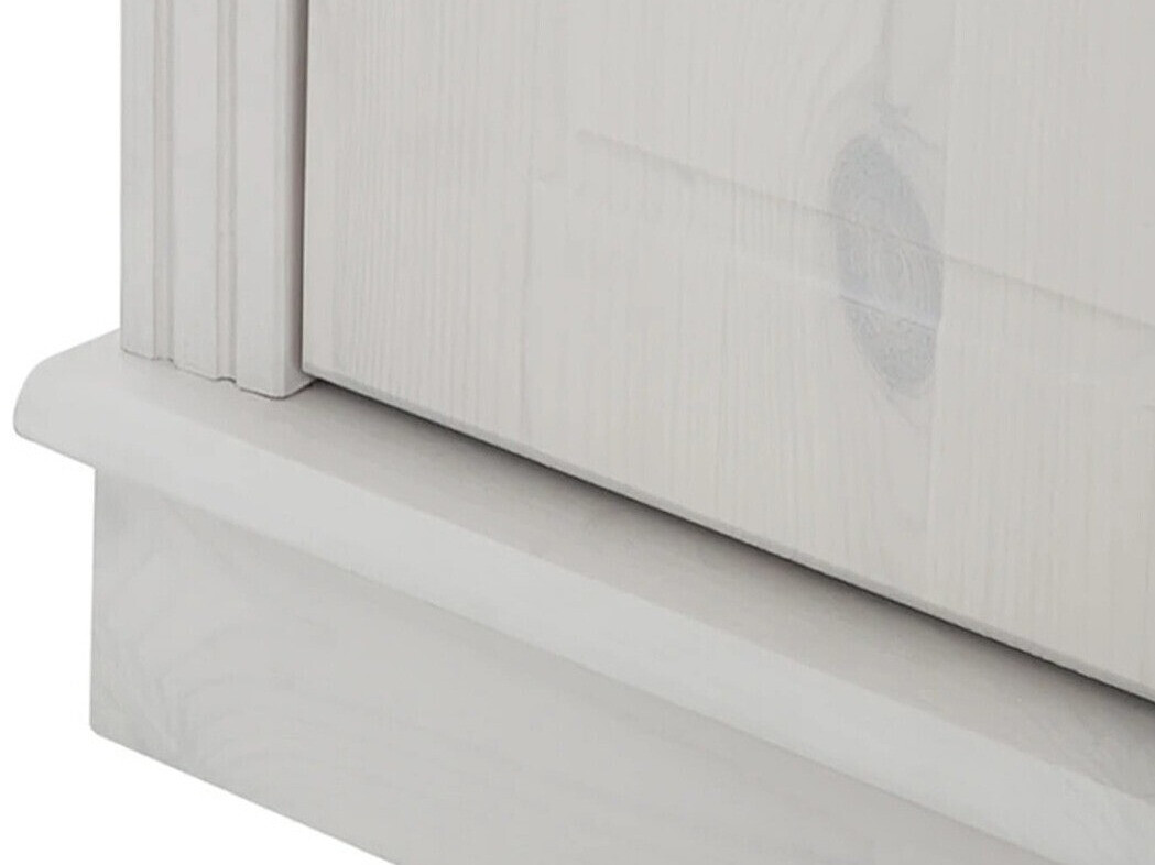 Conjunto de estantería Saltoro 114 (Blanco + Miel de roble)