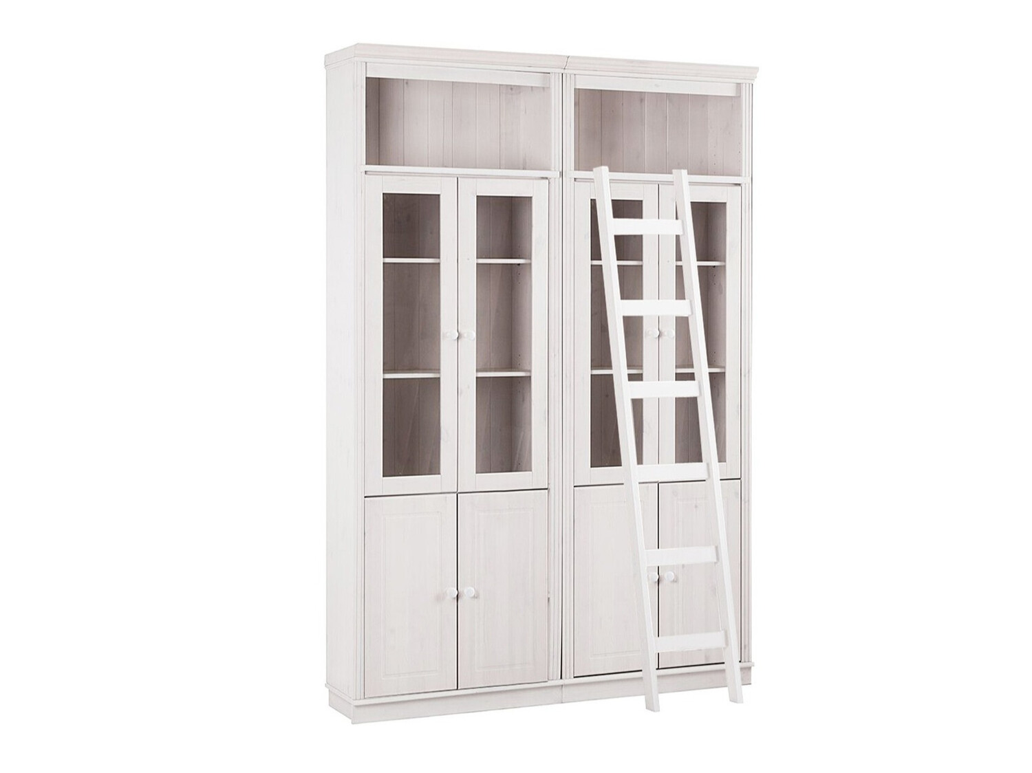 Conjunto de estantería Saltoro 120 (Blanco)