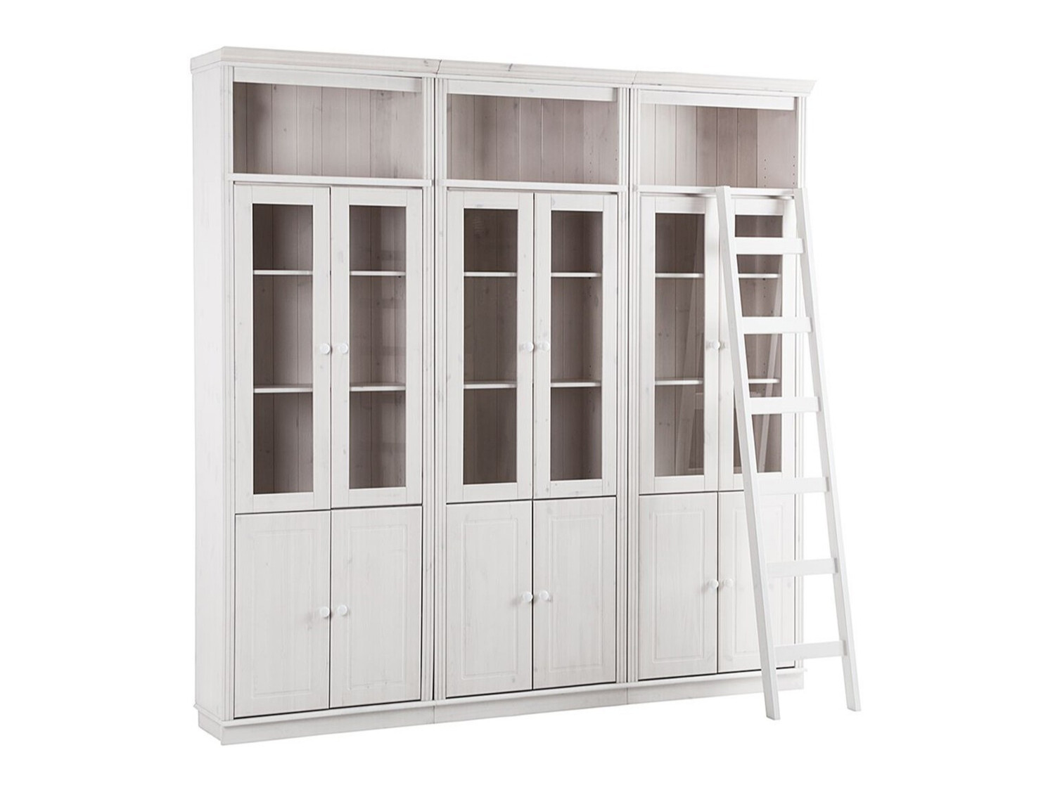 Conjunto de estantería Saltoro 130 (Blanco)