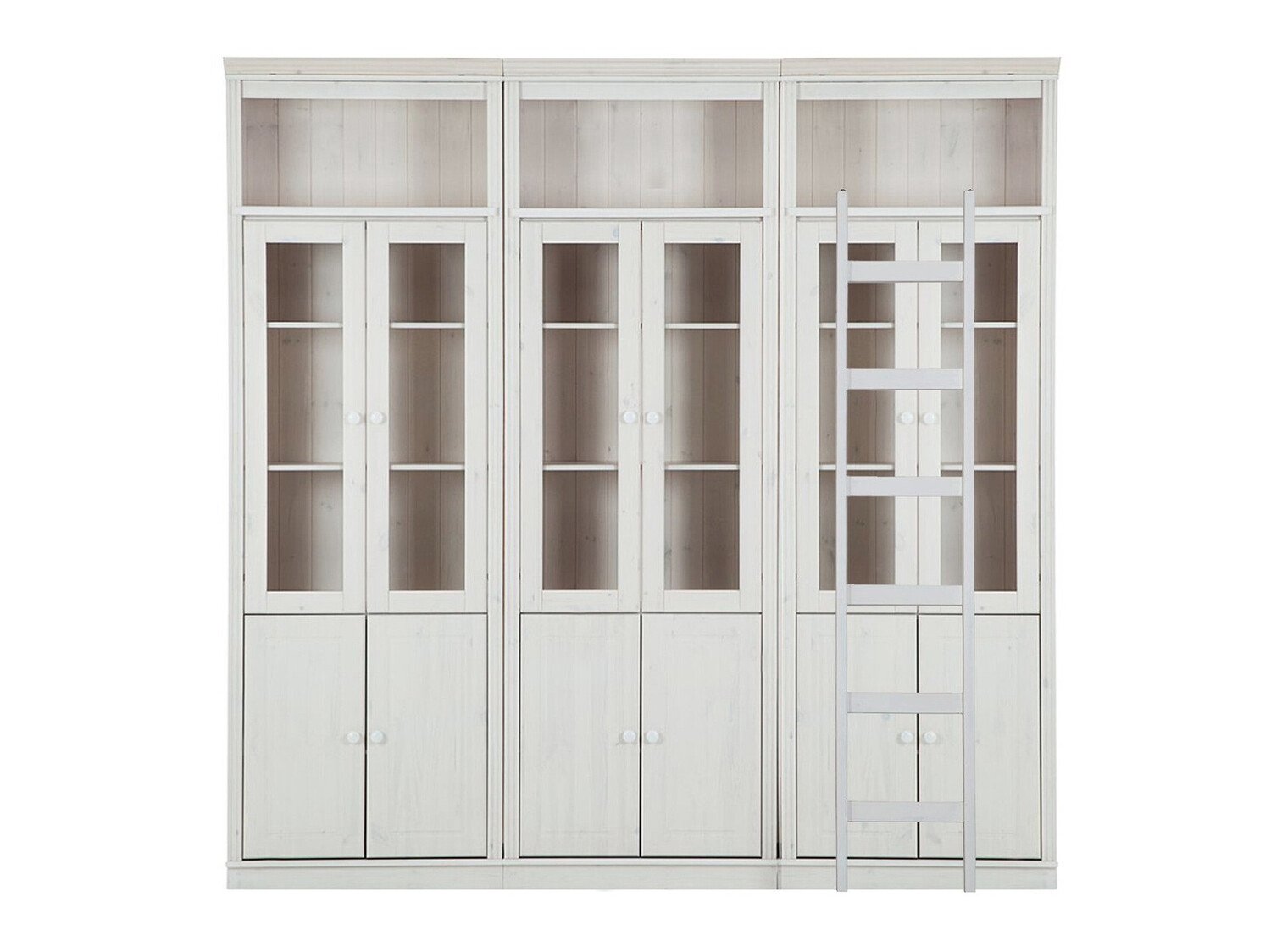 Conjunto de estantería Saltoro 130 (Blanco)