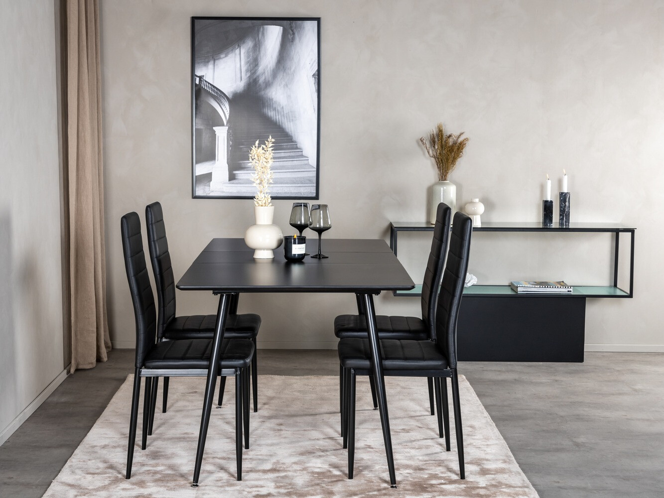 Conjunto de mesas y sillas para comedor Dallas 1528