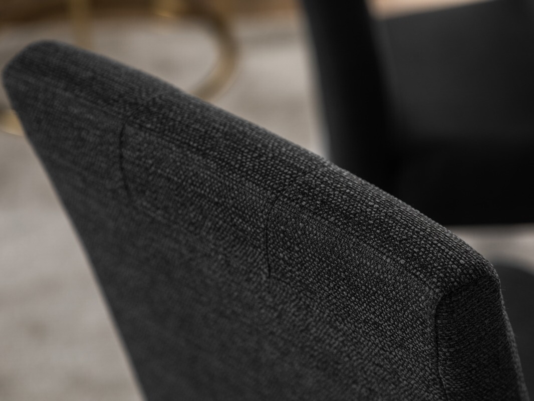 Conjunto de comedor Scandinavian Choice 671 (Gris oscuro + Blanco)