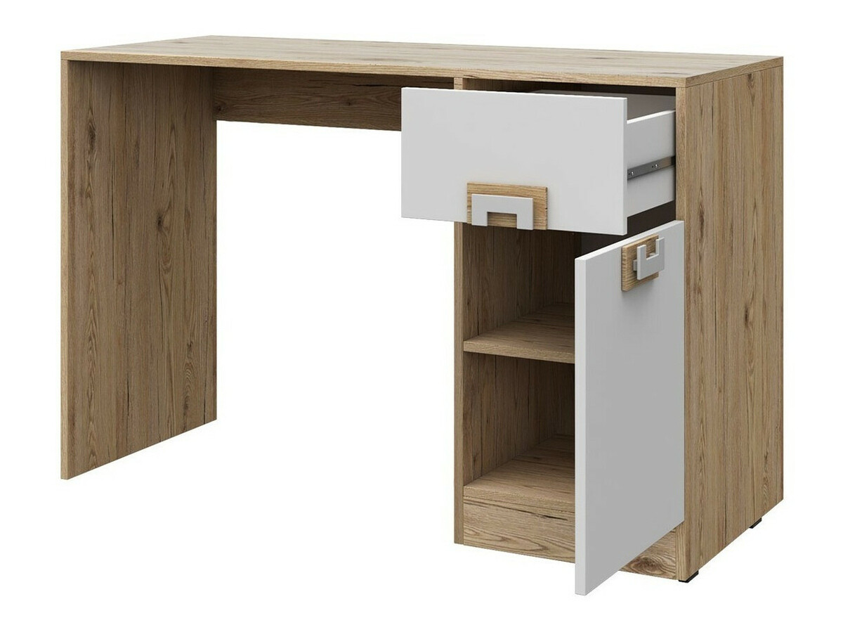 Conjunto de dormitorio infantil Balvire 116 (Roble claro + Blanco)