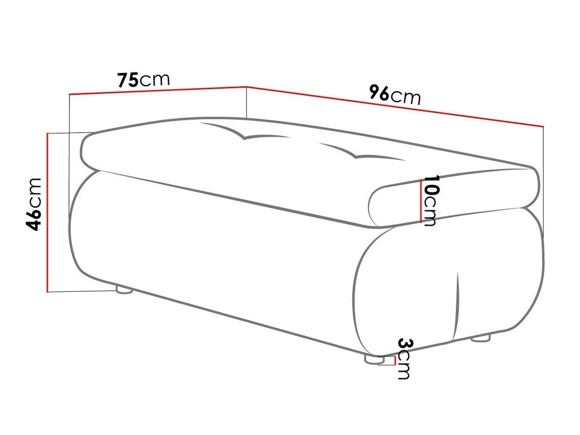 Banco tapizado Temple 115