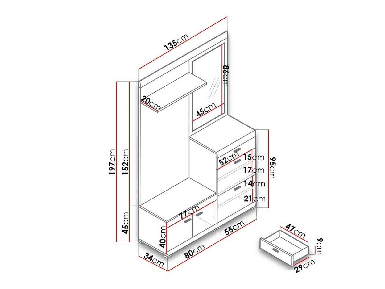 Conjunto para recibidor Solacar