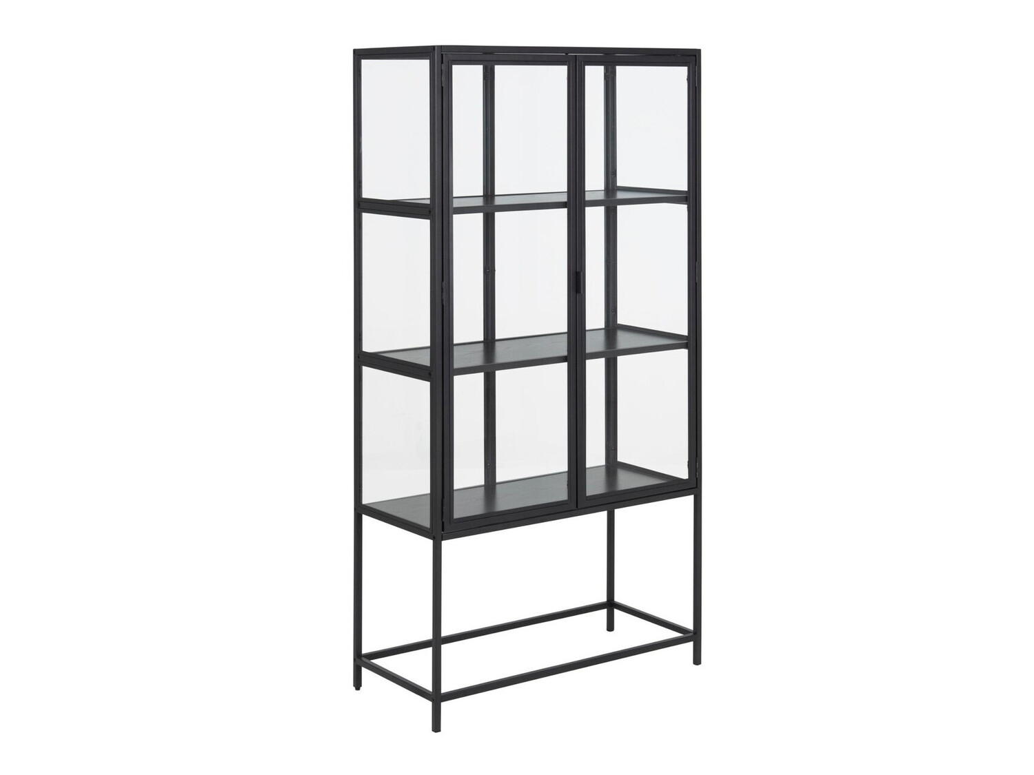 Estantería Norsica Sevferi 141 (Cenizas negro + Negro)