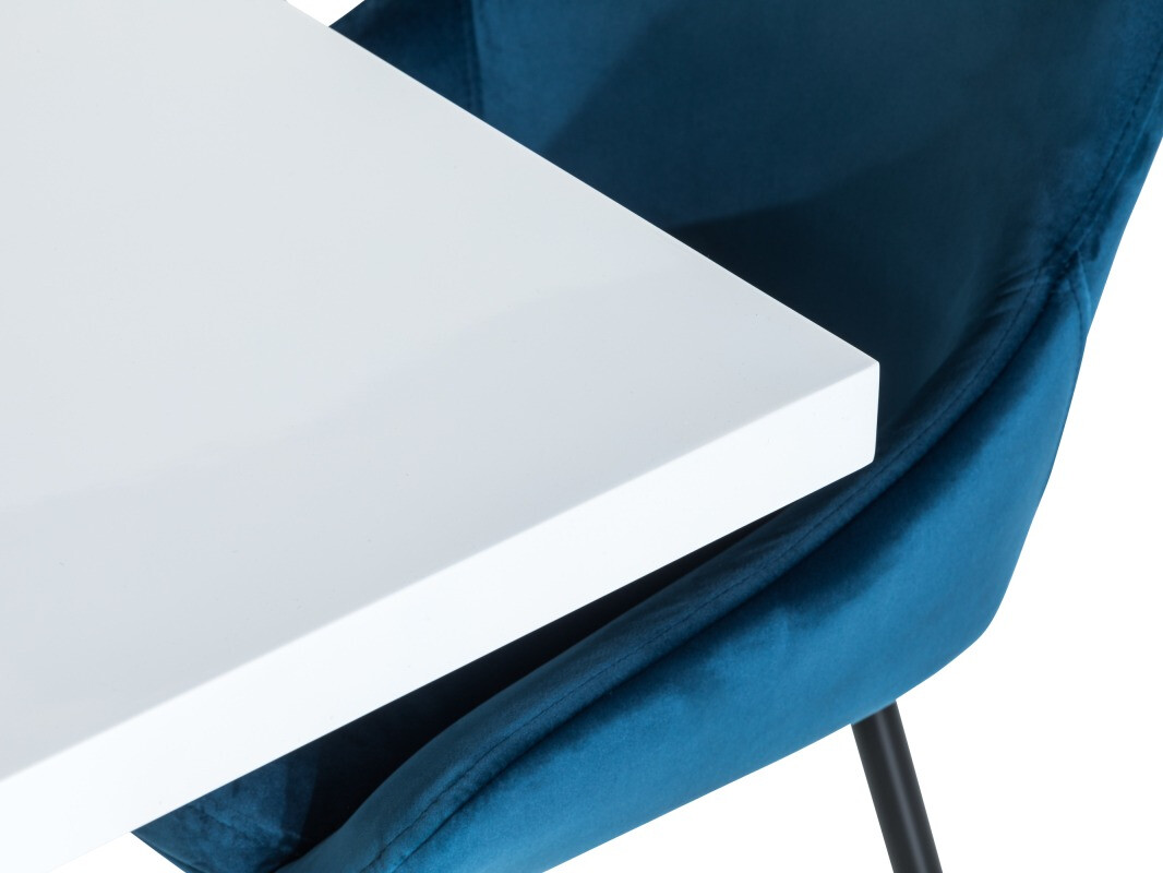 Conjunto de comedor Scandinavian Choice 726 (Azul + Negro)