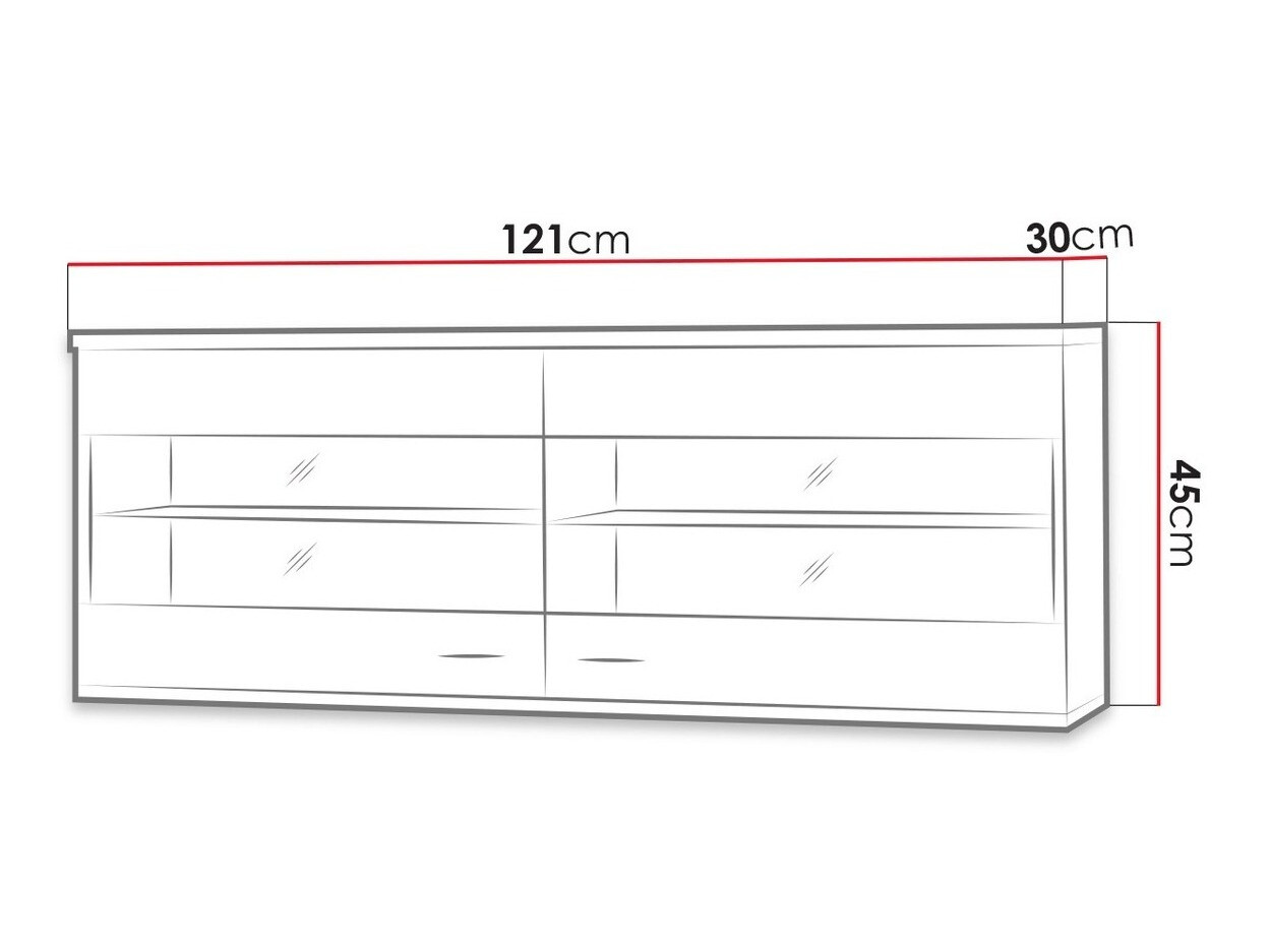 Armario de pared Talsere 108