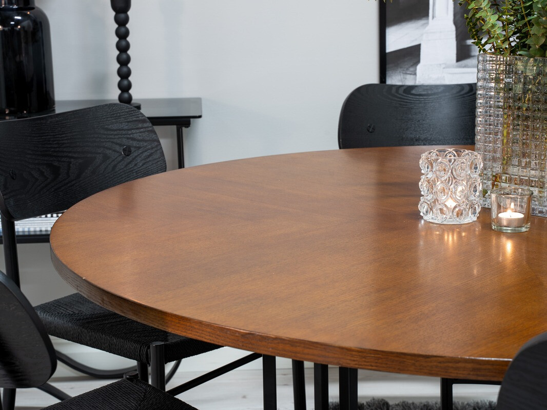 Mesa Dallas 243 (Marrón + Negro)