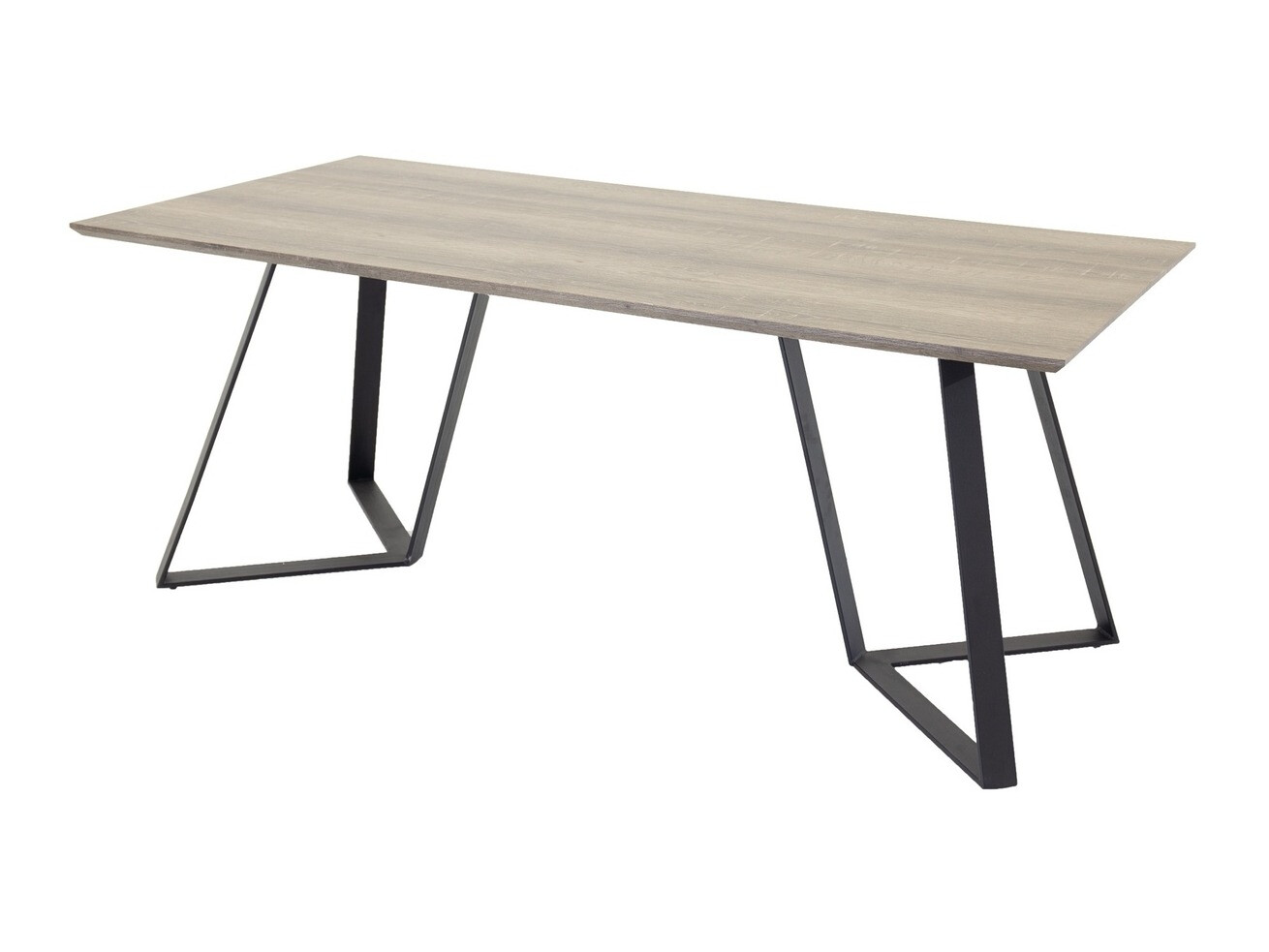 Mesa Dallas 372 (Luminoso madera + Negro)