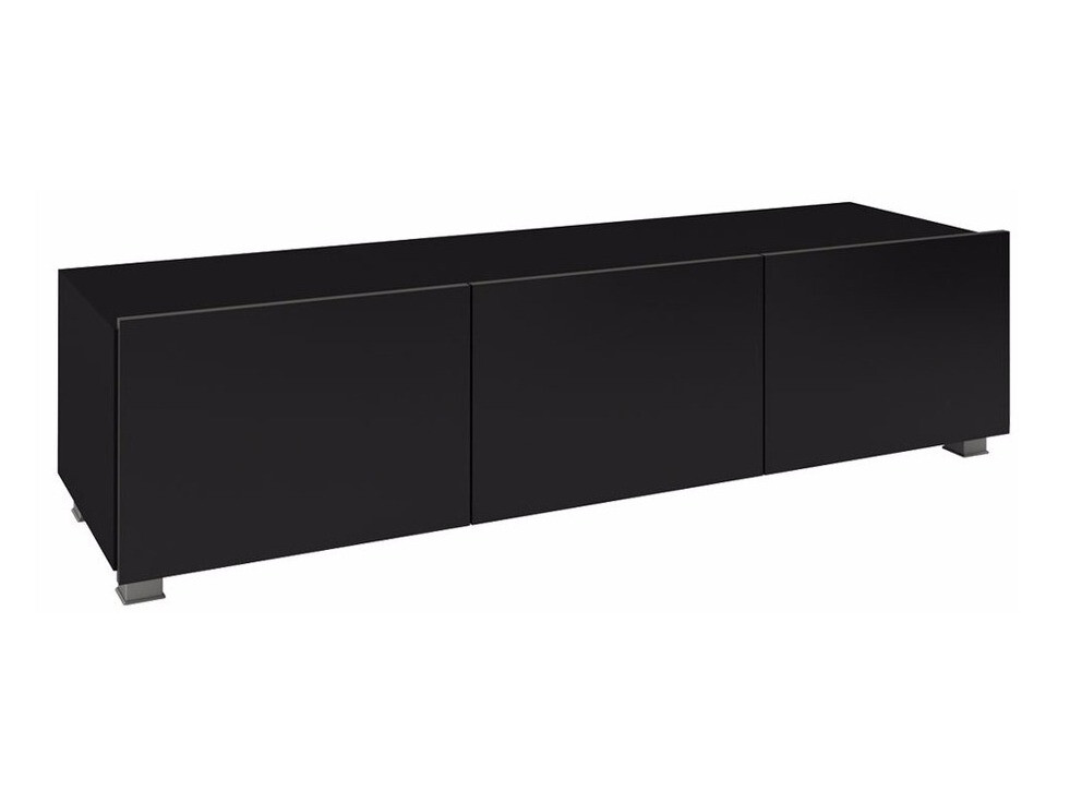 Mueble TV Tivdalu 103 (Negro + Negro brillante)