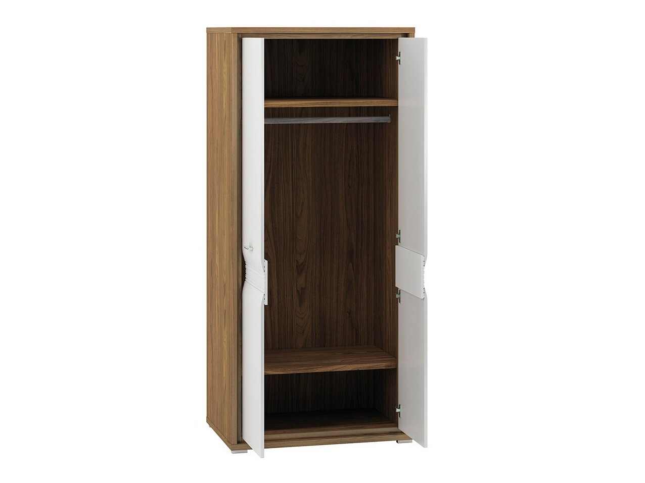 Armario Madison H100 (Blanco brillante)