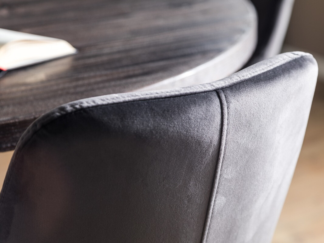 Conjunto de comedor Scandinavian Choice 743 (Gris + Negro)