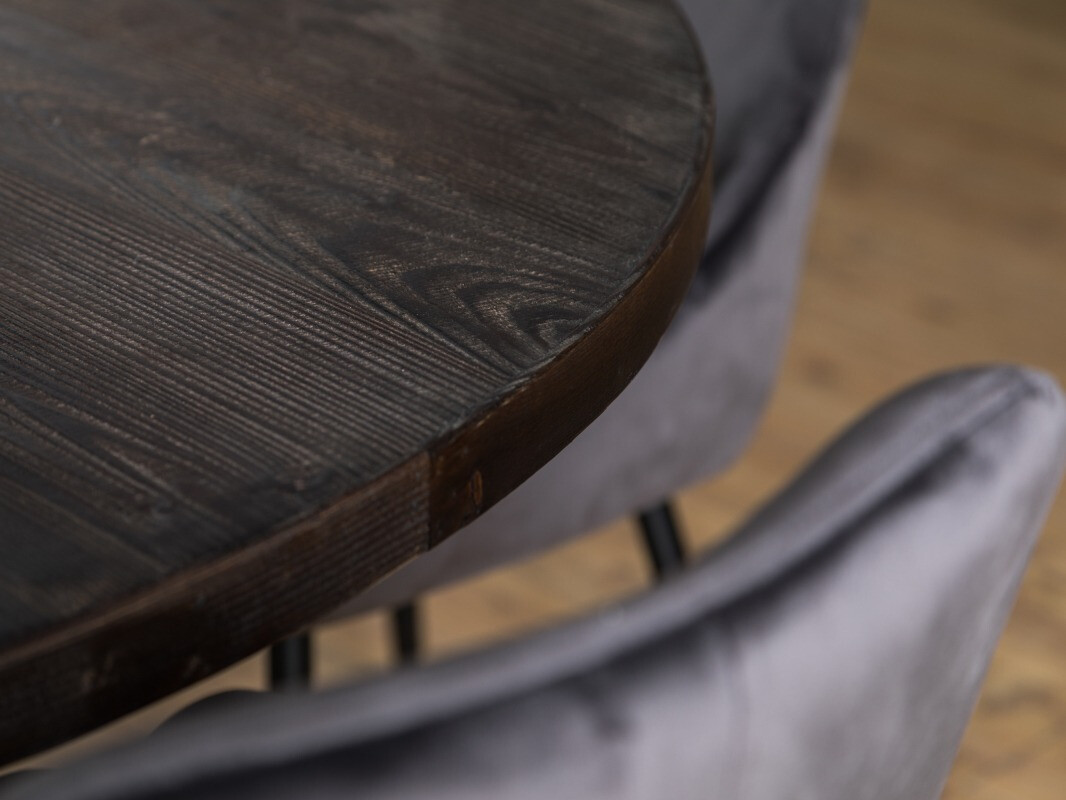 Conjunto de comedor Scandinavian Choice 743 (Gris + Negro)