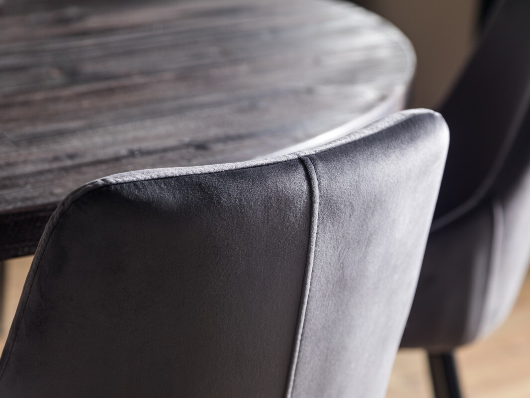 Conjunto de comedor Scandinavian Choice 744 (Gris + Negro)