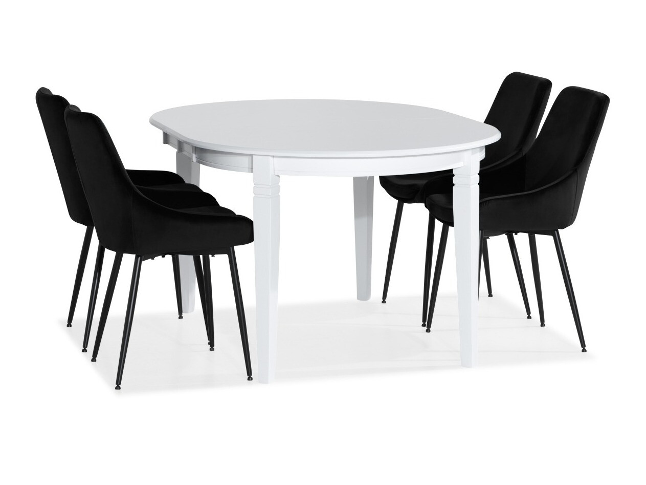 Conjunto de comedor Scandinavian Choice 759 (Negro)