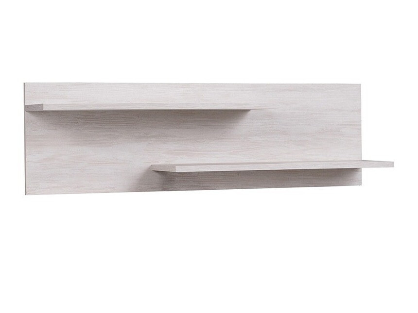 Conjunto de salón Fivelbo 114 (Roble blanqueado + Blanco brillante)