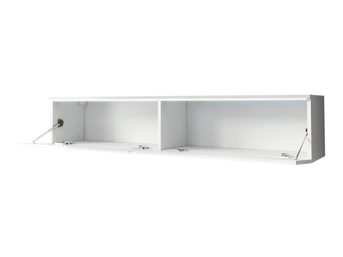 Mueble TV Scientia (Roble wotan + Blanco brillante)
