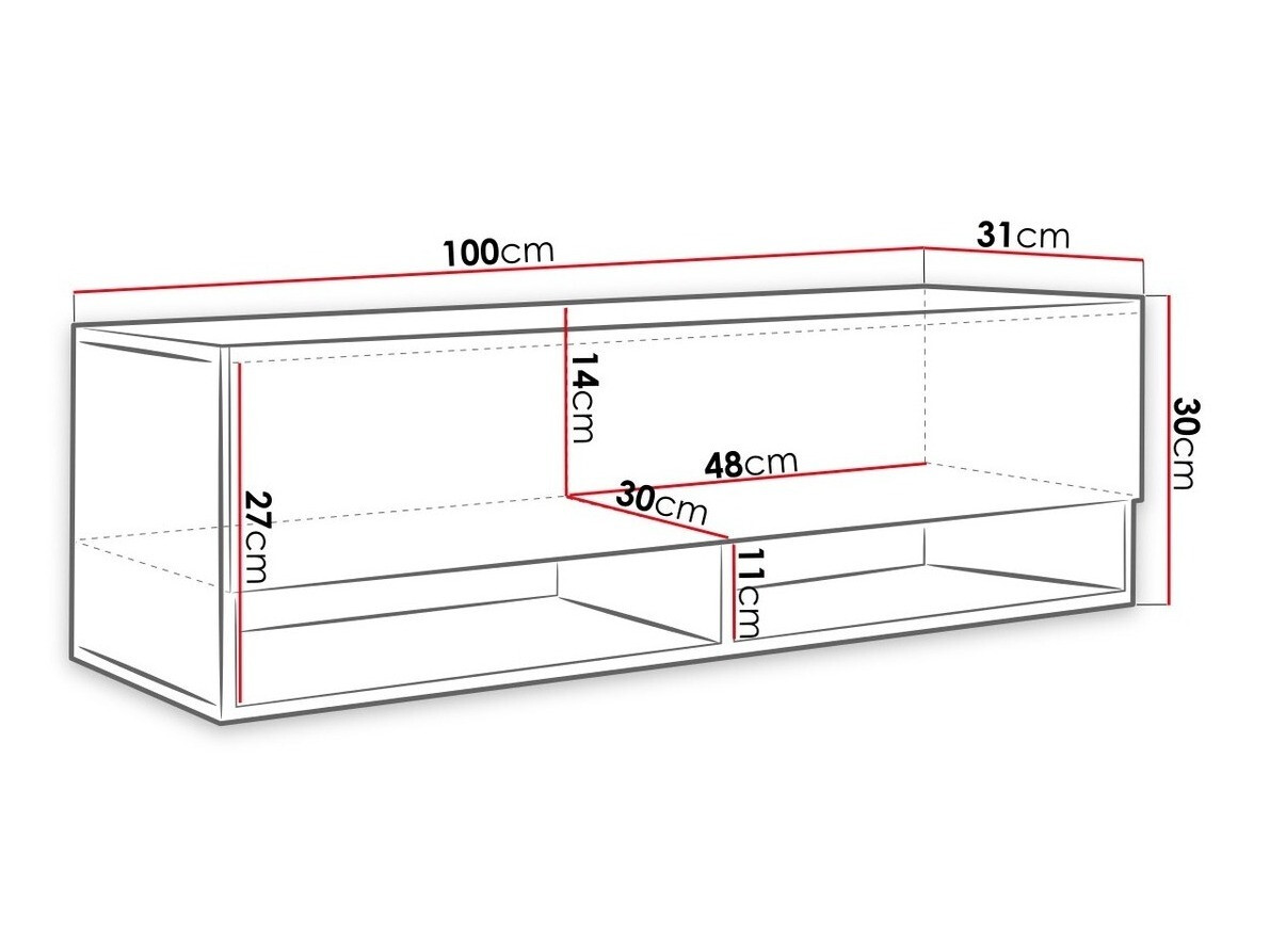 Mueble TV Sarasota 117 (Roble wotan)