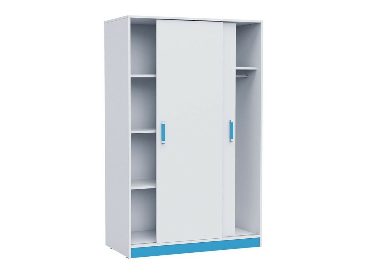 Armario Lorlare 115 (Blanco + Gris)