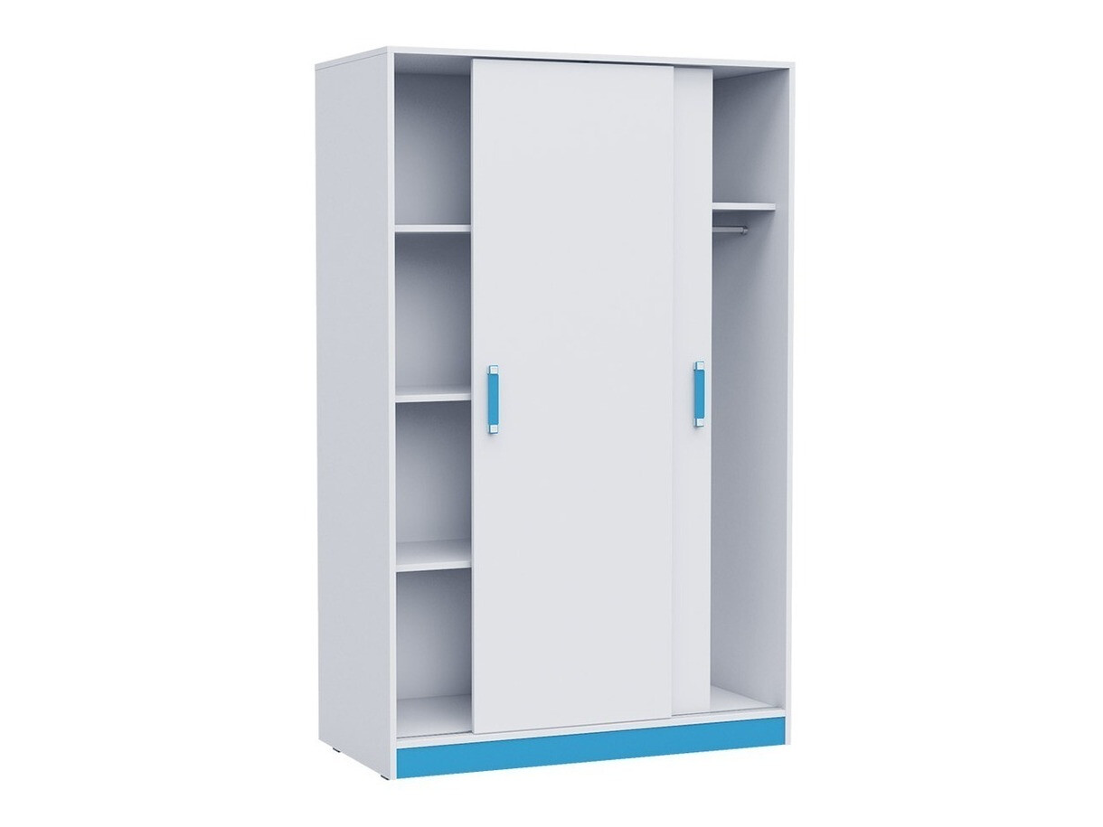 Armario Lorlare 115 (Blanco + Turquesa)