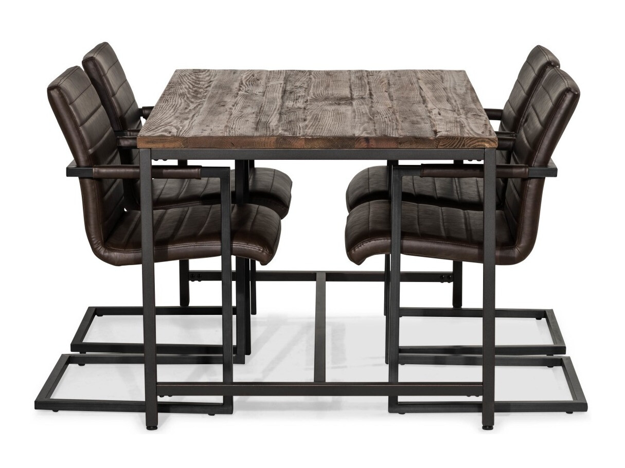 Conjunto de comedor Manor House 205 (Marrón)