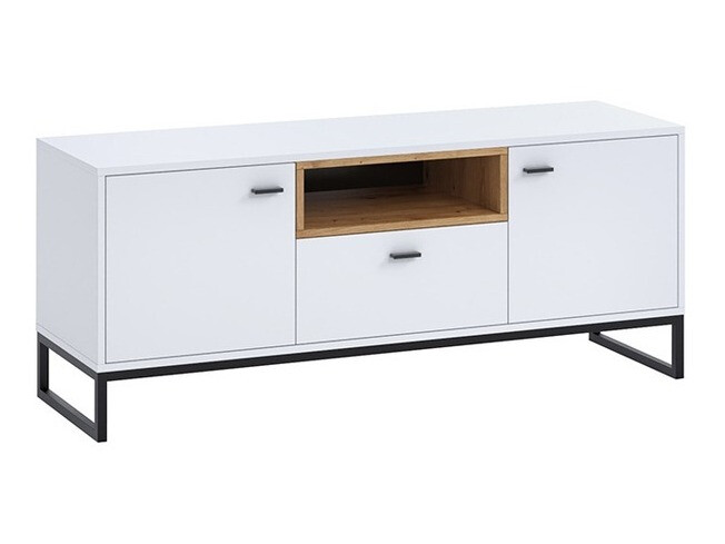 Mueble TV Baltesi 102 (Blanco + Roble Artisan)