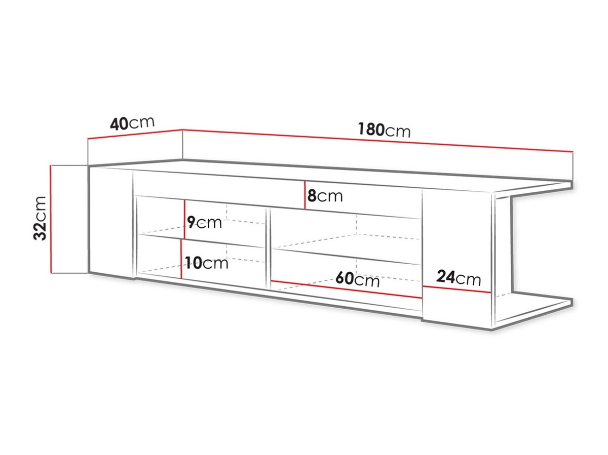 Mueble TV Nashville 112 (Roble wotan)