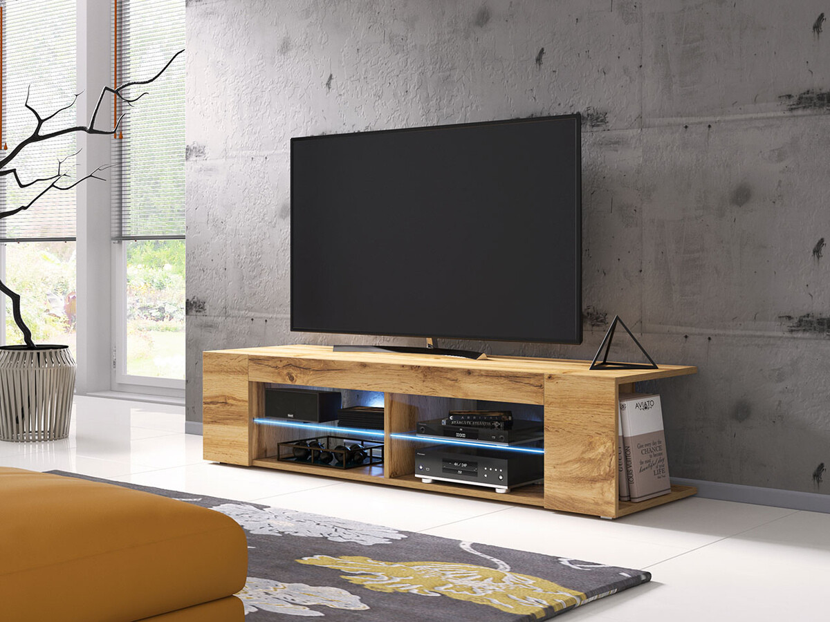 Mueble TV Ver I (Roble wotan)