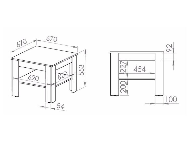 Mesa de centro Alcala 124