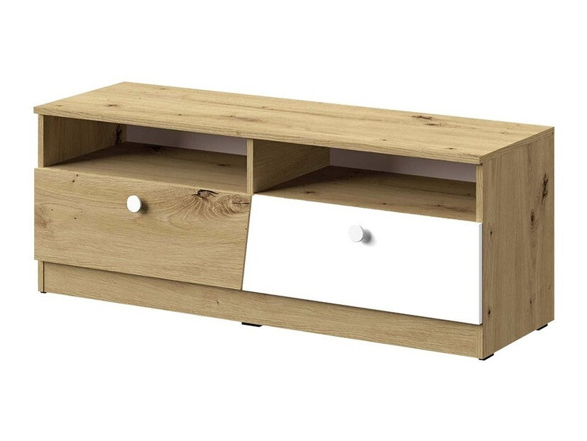 Mueble TV Almira 107 (Roble Artisan + Blanco)