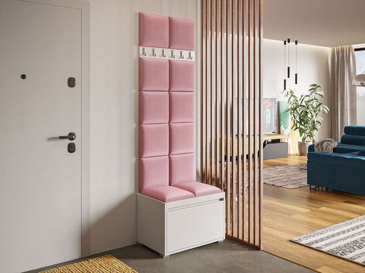 Conjunto para recibidor Comfivo 395 (Blanco + Manila 09)