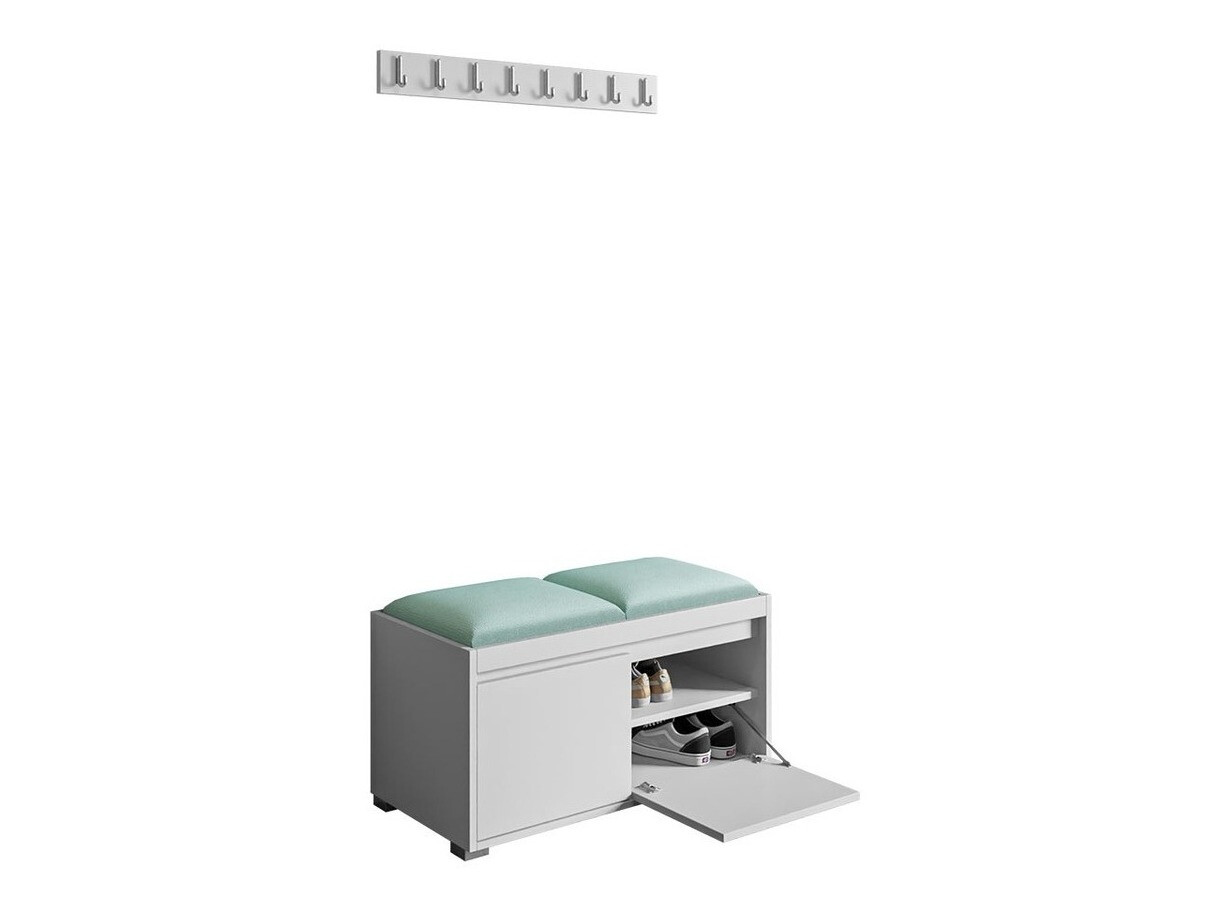 Conjunto para recibidor Comfivo Pinus I (Blanco + Manila 11)