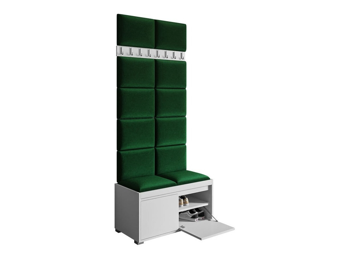 Conjunto para recibidor Comfivo Pinus IV (Blanco + Manila 35)