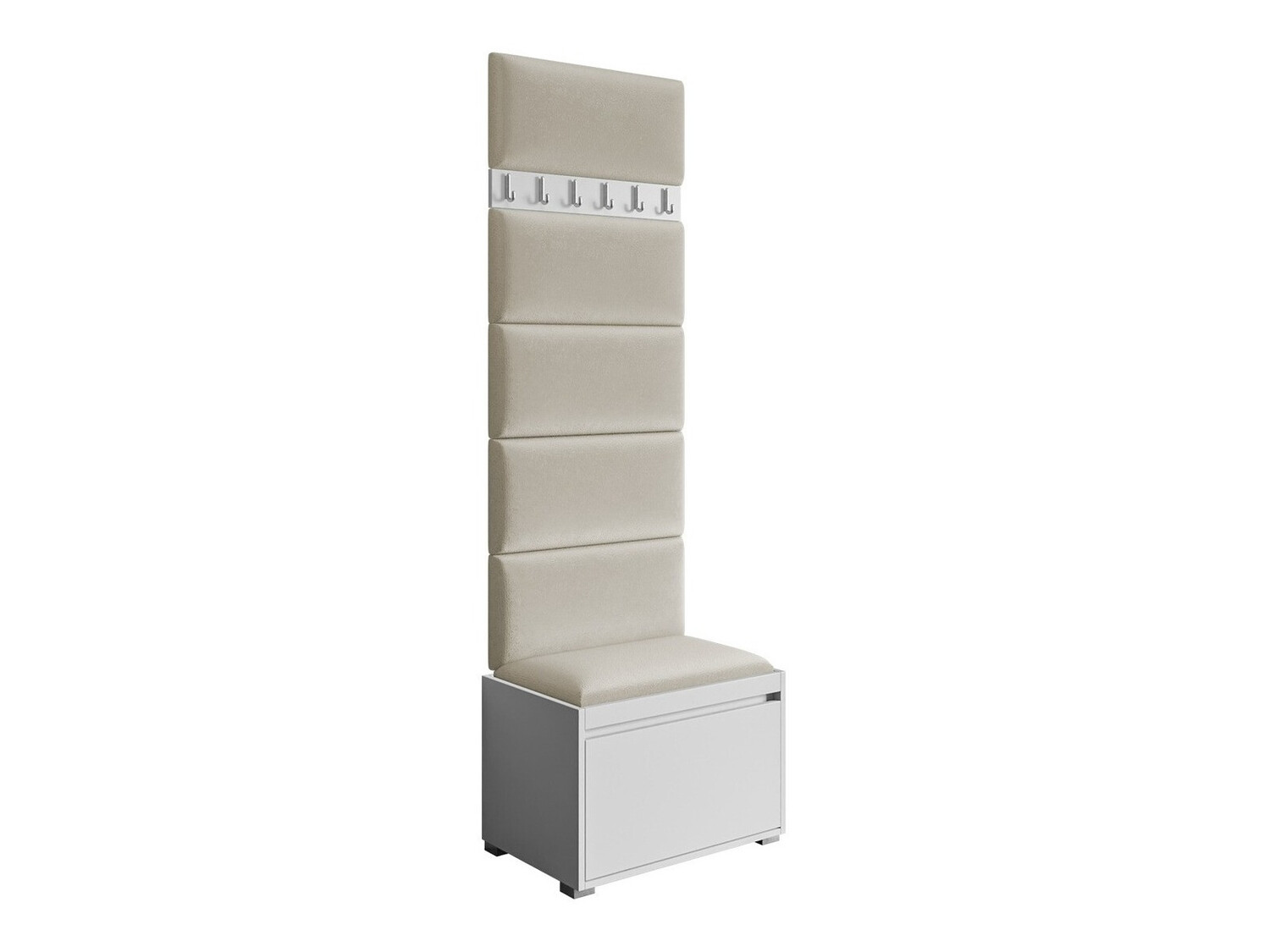 Conjunto para recibidor Comfivo Pinus V (Blanco + Manila 02)
