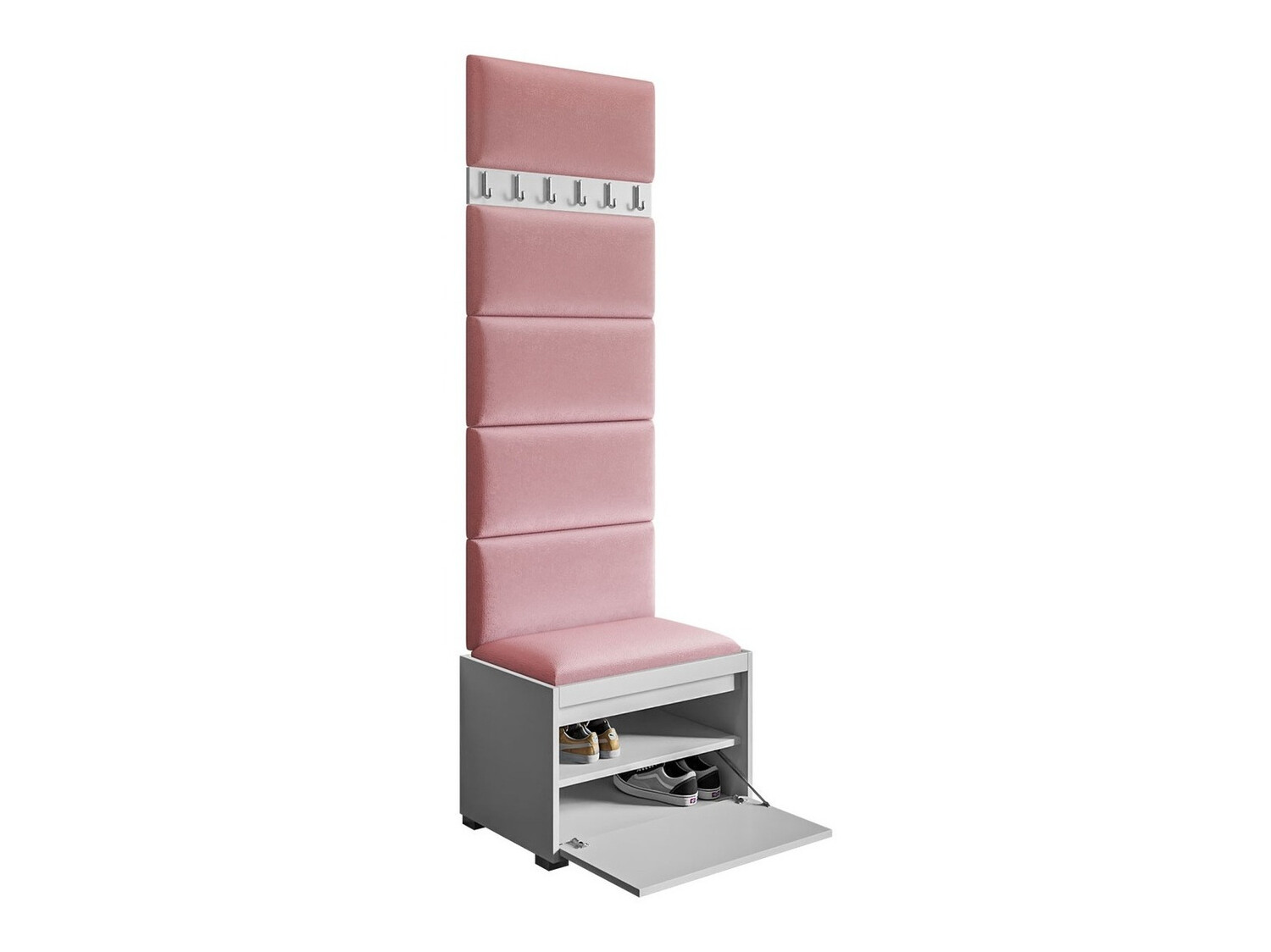 Conjunto para recibidor Comfivo Pinus V (Blanco + Manila 09)