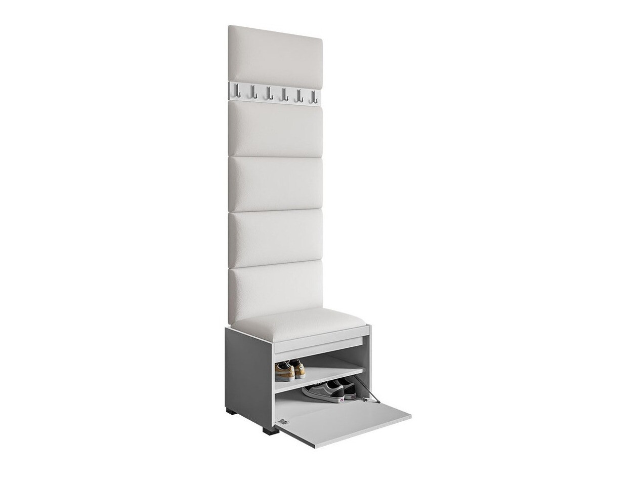 Conjunto para recibidor Comfivo Pinus V (Blanco + Soft 017)